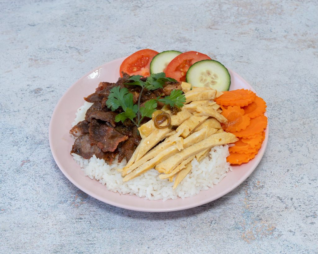 photo riz au porc grille