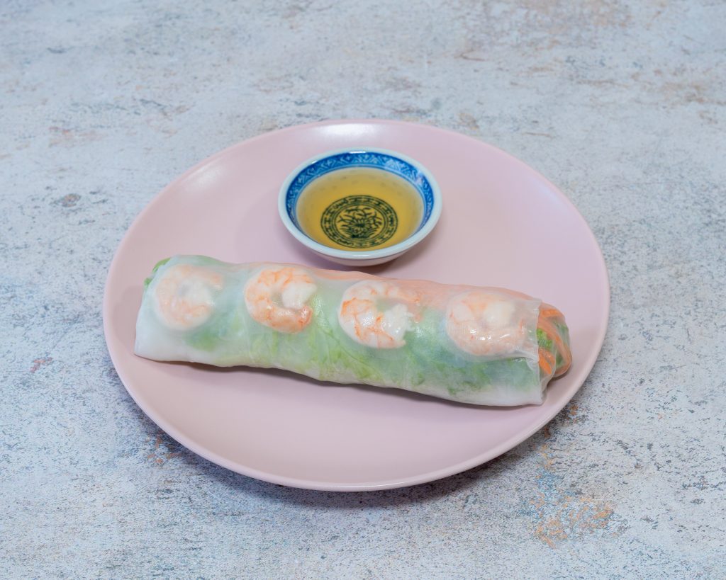 photo rouleau de printemps crevette